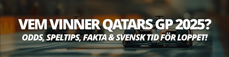 Formel 1: Vem vinner Qatars GP 2025? - så säger oddsen!
