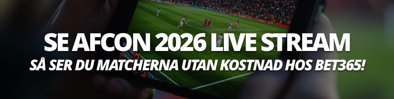 Se Afrikanska Mästerskapet live stream hos bet365