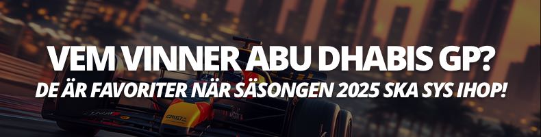 Vem vinner Abu Dhabis GP 2025? Så säger oddsen!