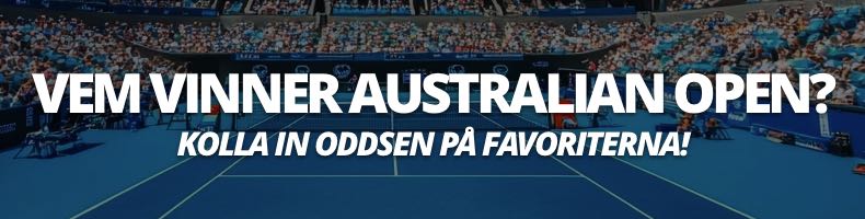 Vem vinner Australian Open 2026? - Så säger oddsen!