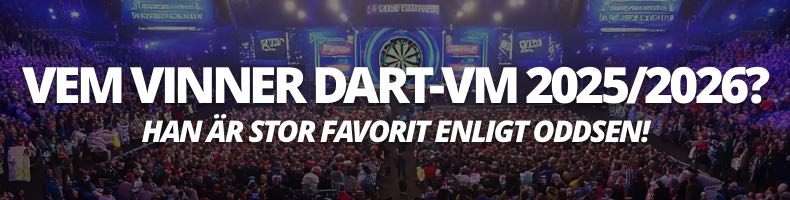 Vem vinner dart-VM 2025/2026? - Så säger oddsen!