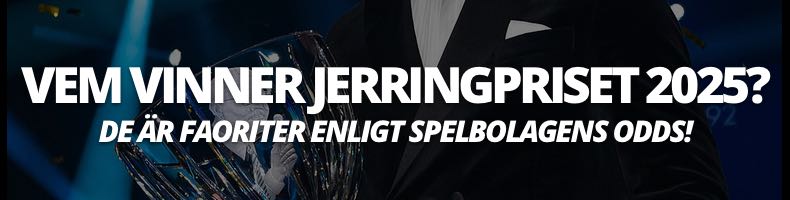 Vem vinner Jerringpriset 2025? Oddsen på favoriterna!