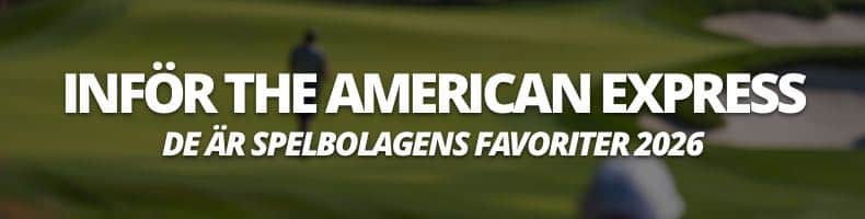 Golf: Vem vinner The American Express - odds, tv och stream