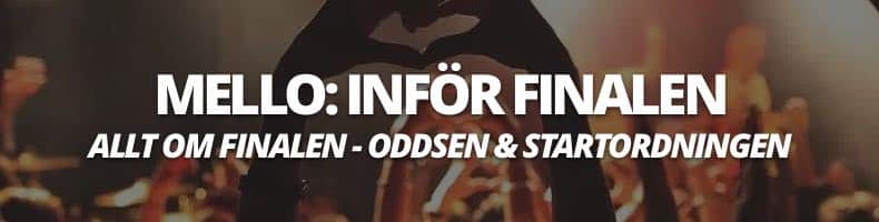 Melodifestivalen 2026: Final – odds, artister, startordning & datum