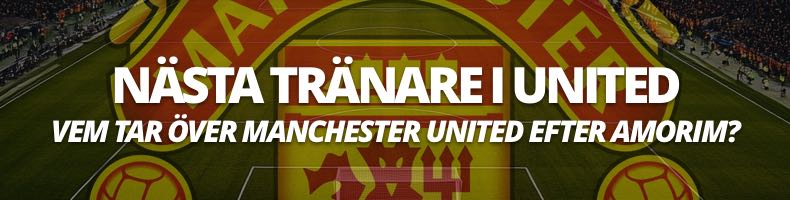 Odds på nästa manager i Man United 2026 efter Amorim