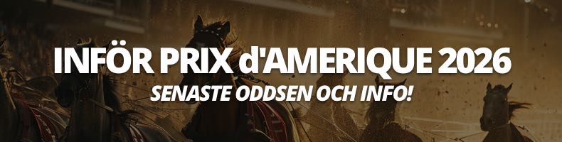Vem vinner Prix d’Amerique 2026? Oddsen & hästarna
