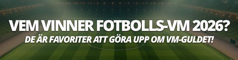 Vem vinner Fotbolls-VM 2026? - Så säger oddsen!
