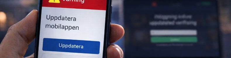 BankID varnar: Uppdatera nu eller riskera att bli utelåst från ditt casinokonto