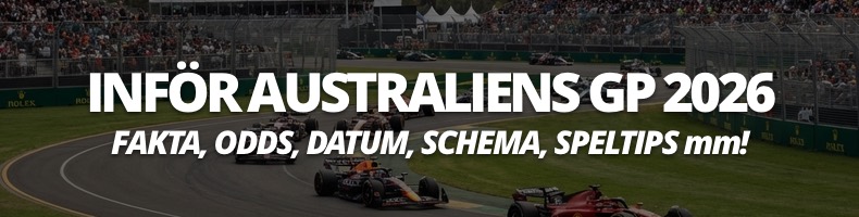 Formel 1: Vem vinner Australiens GP 2026? - odds, datum & speltips