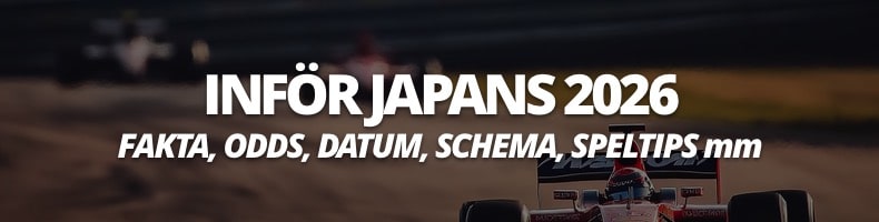 Formel 1: Vem vinner Japans GP 2026? - odds, datum & speltips