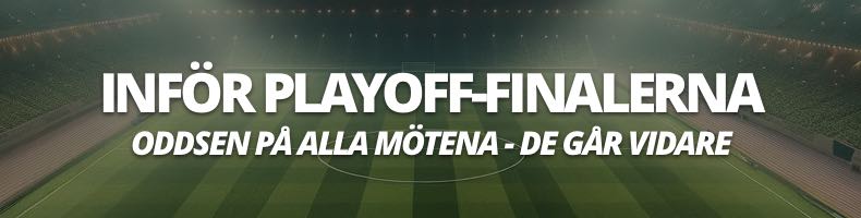Matcherna & oddsen på playoff-finalerna: Sverige klar favorit mot Polen