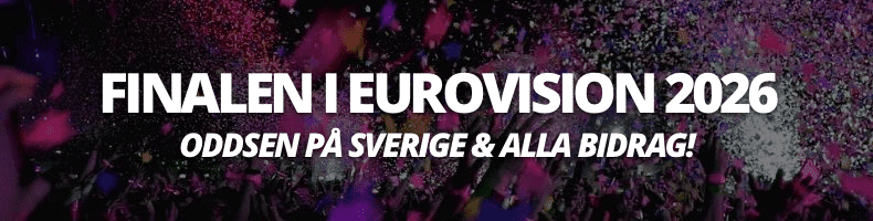 Oddsen på Eurovision-finalen 2026: Odds på Sverige & bidragen