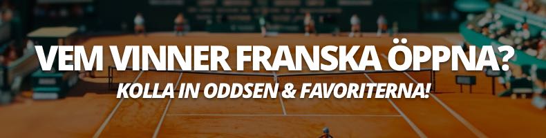 Vem vinner Franska Öppna 2026? Heta odds!