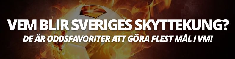 Fotbolls-VM: Vem blir Sveriges skyttekung? Så säger oddsen!