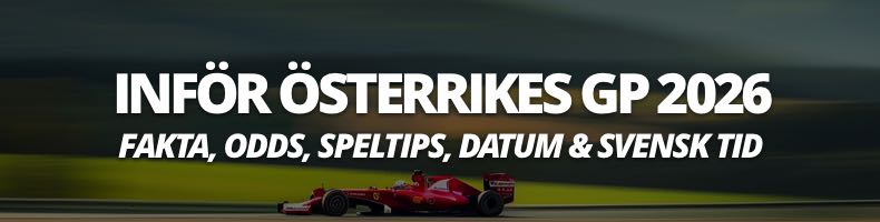 Formel 1: Vem vinner Österrikes GP 2026? - odds, datum & speltips