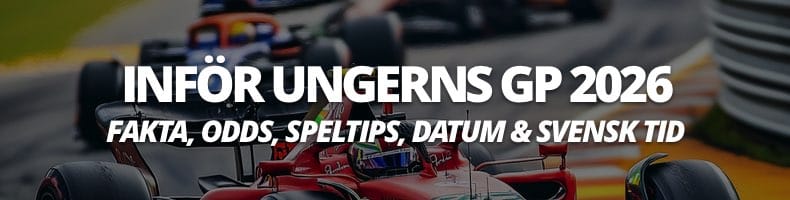 Formel 1: Vem vinner Ungerns GP 2026? - odds, datum & speltips
