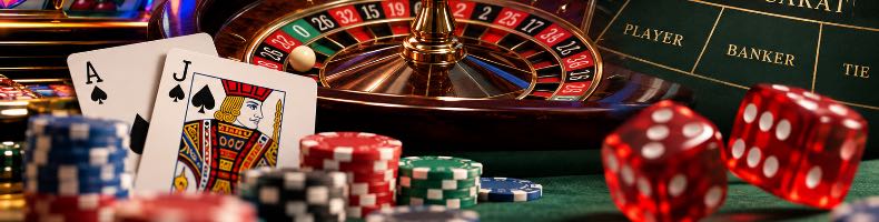 Vilka casinospel bygger helt på slumpen?