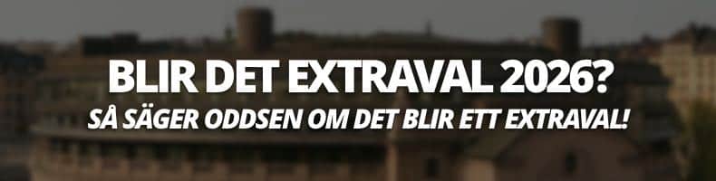Blir det extraval 2026? Så säger oddsen!