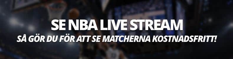 Så ser du NBA live stream hos bet365
