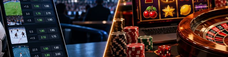 Så skiljer sig spelupplevelsen mellan sportsbook och online casino